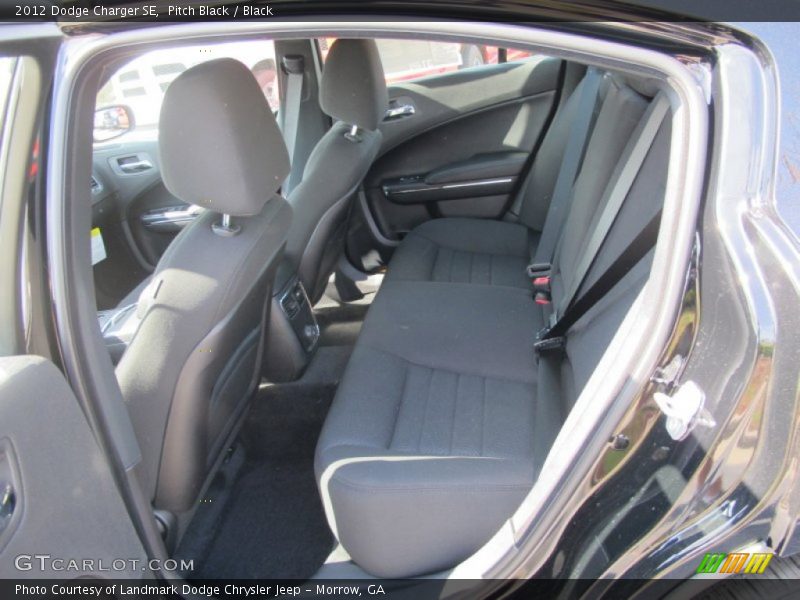 Pitch Black / Black 2012 Dodge Charger SE