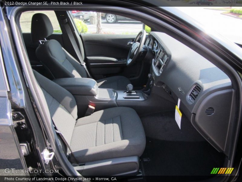 Pitch Black / Black 2012 Dodge Charger SE