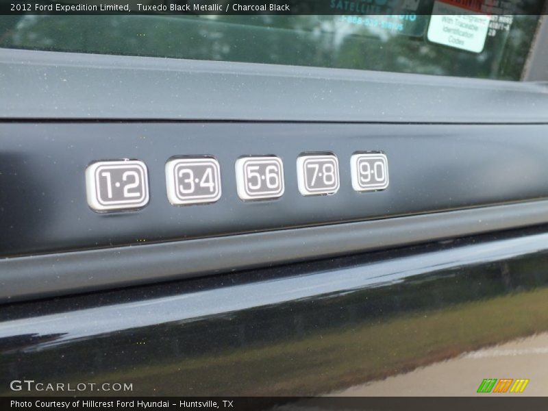 Tuxedo Black Metallic / Charcoal Black 2012 Ford Expedition Limited