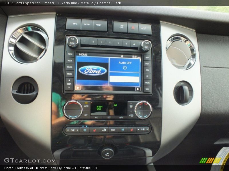 Tuxedo Black Metallic / Charcoal Black 2012 Ford Expedition Limited