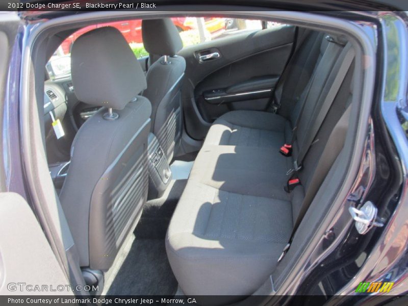 Blackberry Pearl / Black 2012 Dodge Charger SE