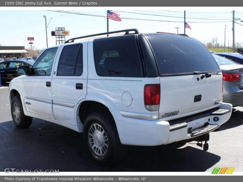 Summit White / Graphite 2000 GMC Jimmy SLE 4x4