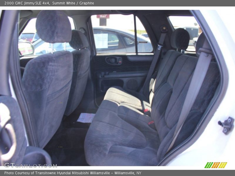 Rear Seat of 2000 Jimmy SLE 4x4