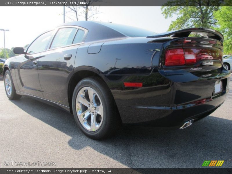 Blackberry Pearl / Black 2012 Dodge Charger SE