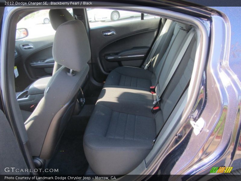 Blackberry Pearl / Black 2012 Dodge Charger SE