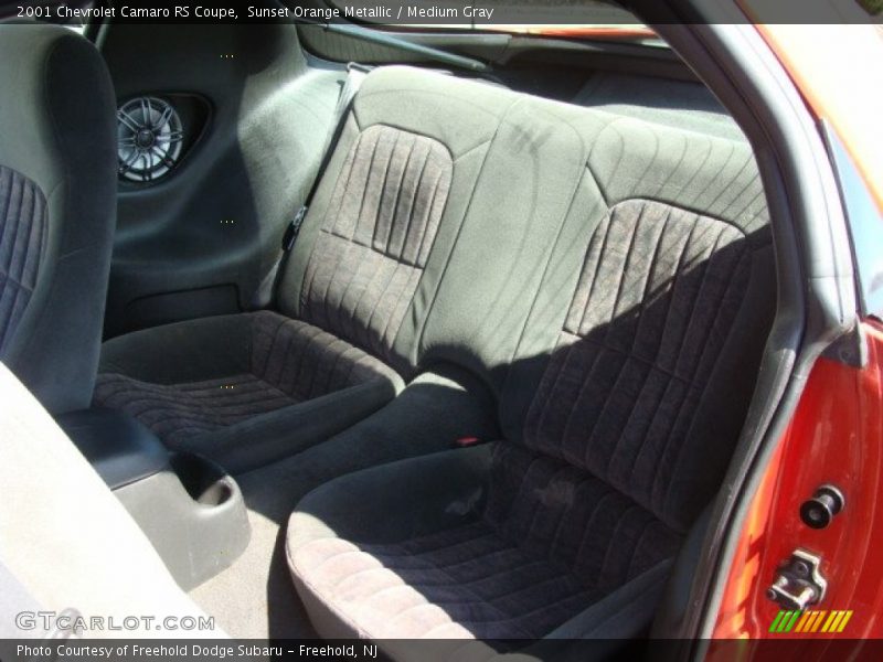 Sunset Orange Metallic / Medium Gray 2001 Chevrolet Camaro RS Coupe