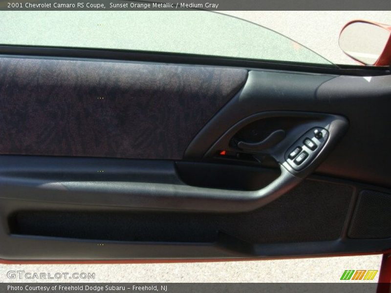 Sunset Orange Metallic / Medium Gray 2001 Chevrolet Camaro RS Coupe
