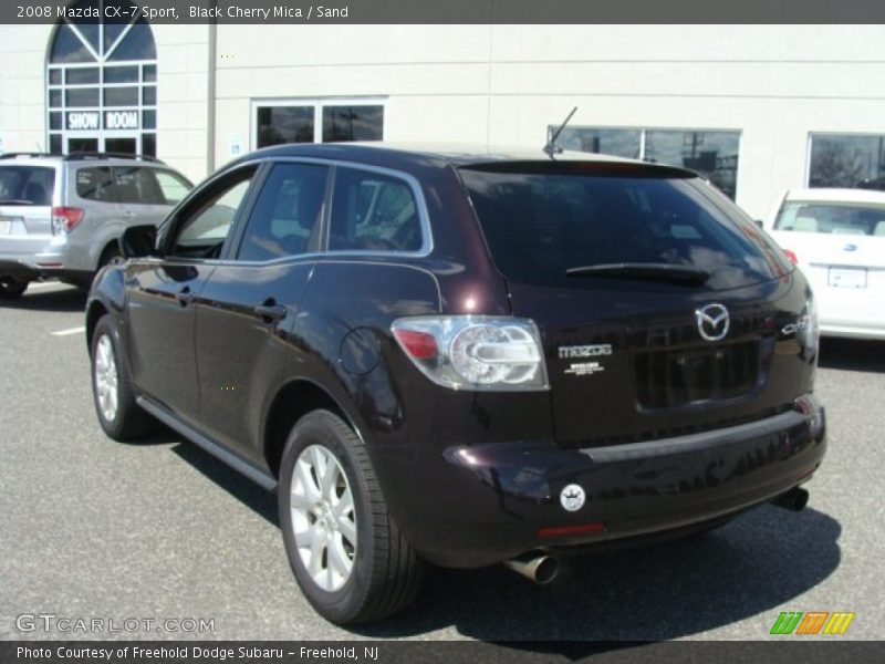 Black Cherry Mica / Sand 2008 Mazda CX-7 Sport
