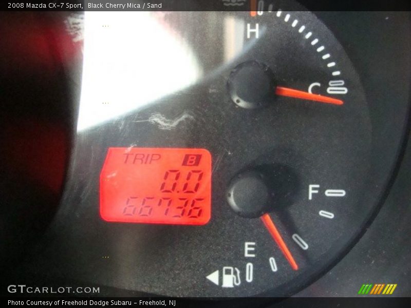 Black Cherry Mica / Sand 2008 Mazda CX-7 Sport