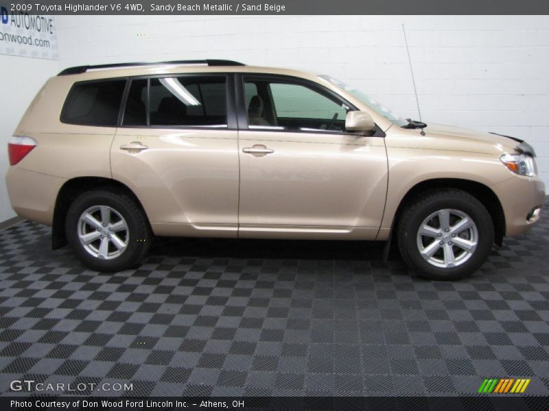 Sandy Beach Metallic / Sand Beige 2009 Toyota Highlander V6 4WD