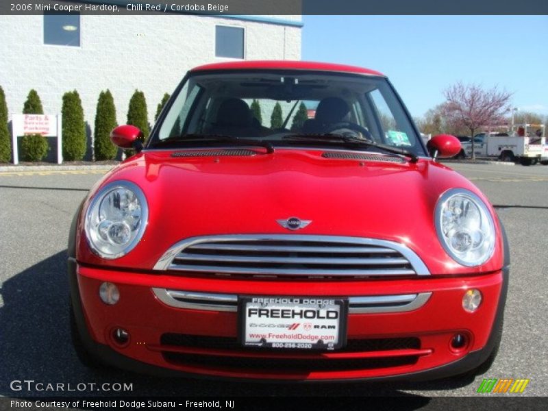Chili Red / Cordoba Beige 2006 Mini Cooper Hardtop