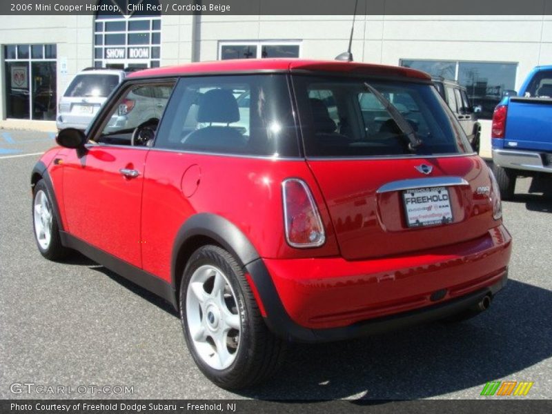 Chili Red / Cordoba Beige 2006 Mini Cooper Hardtop