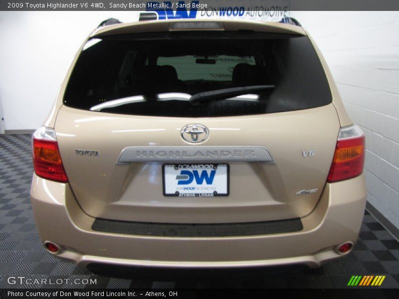 Sandy Beach Metallic / Sand Beige 2009 Toyota Highlander V6 4WD