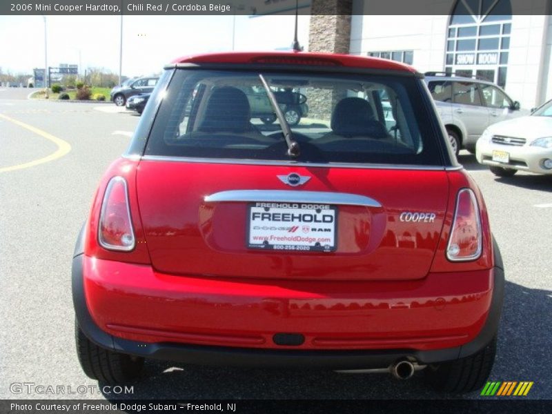 Chili Red / Cordoba Beige 2006 Mini Cooper Hardtop