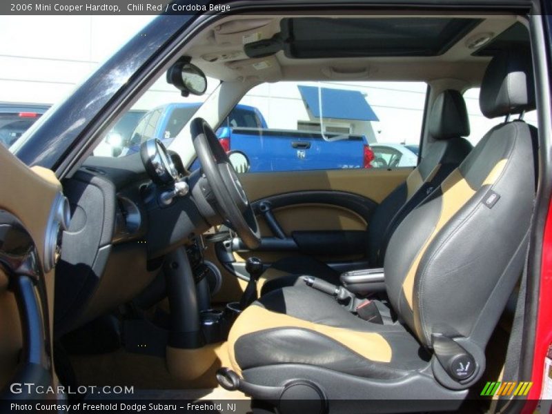 Chili Red / Cordoba Beige 2006 Mini Cooper Hardtop