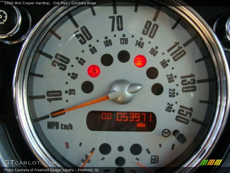Chili Red / Cordoba Beige 2006 Mini Cooper Hardtop