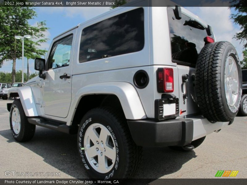 Bright Silver Metallic / Black 2012 Jeep Wrangler Sahara 4x4