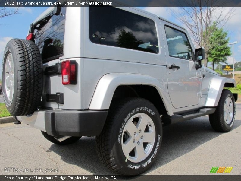 Bright Silver Metallic / Black 2012 Jeep Wrangler Sahara 4x4