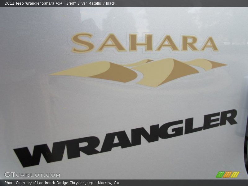 Bright Silver Metallic / Black 2012 Jeep Wrangler Sahara 4x4