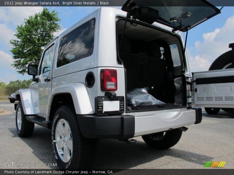 Bright Silver Metallic / Black 2012 Jeep Wrangler Sahara 4x4