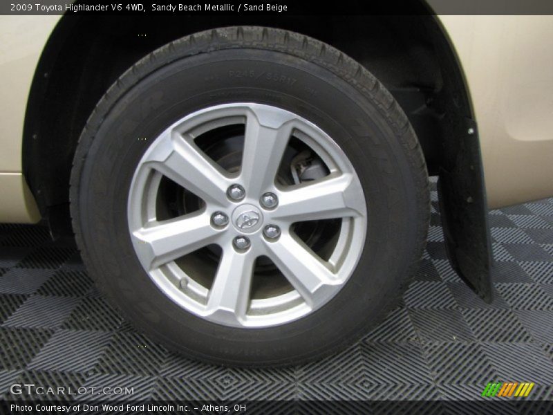 Sandy Beach Metallic / Sand Beige 2009 Toyota Highlander V6 4WD
