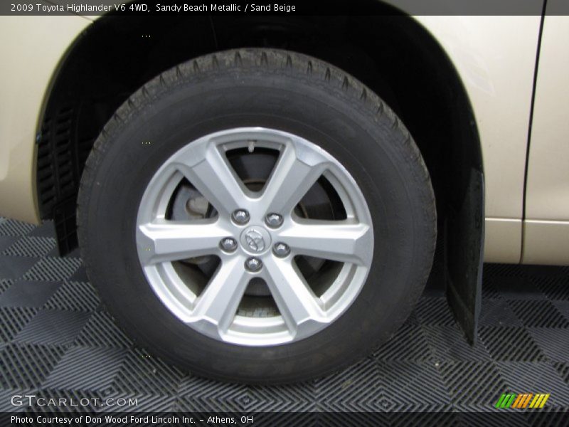 Sandy Beach Metallic / Sand Beige 2009 Toyota Highlander V6 4WD