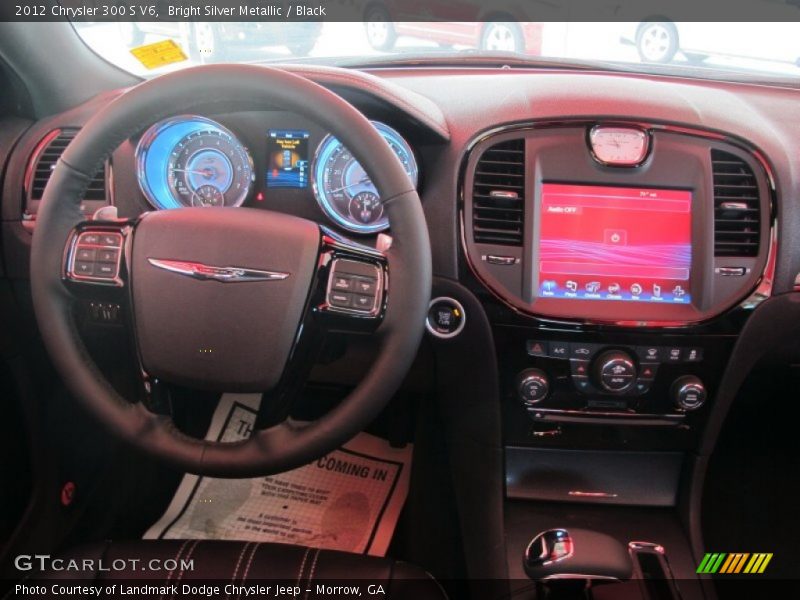 Bright Silver Metallic / Black 2012 Chrysler 300 S V6