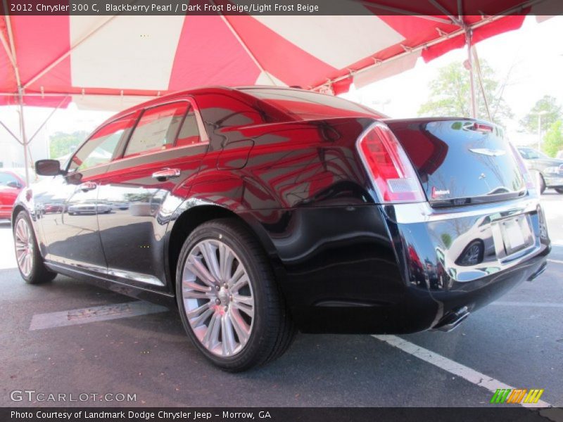 Blackberry Pearl / Dark Frost Beige/Light Frost Beige 2012 Chrysler 300 C