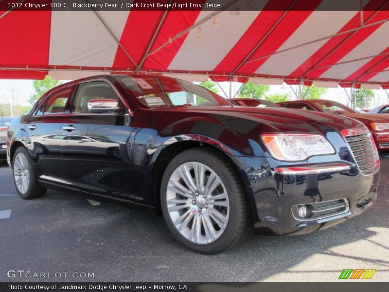 Blackberry Pearl / Dark Frost Beige/Light Frost Beige 2012 Chrysler 300 C