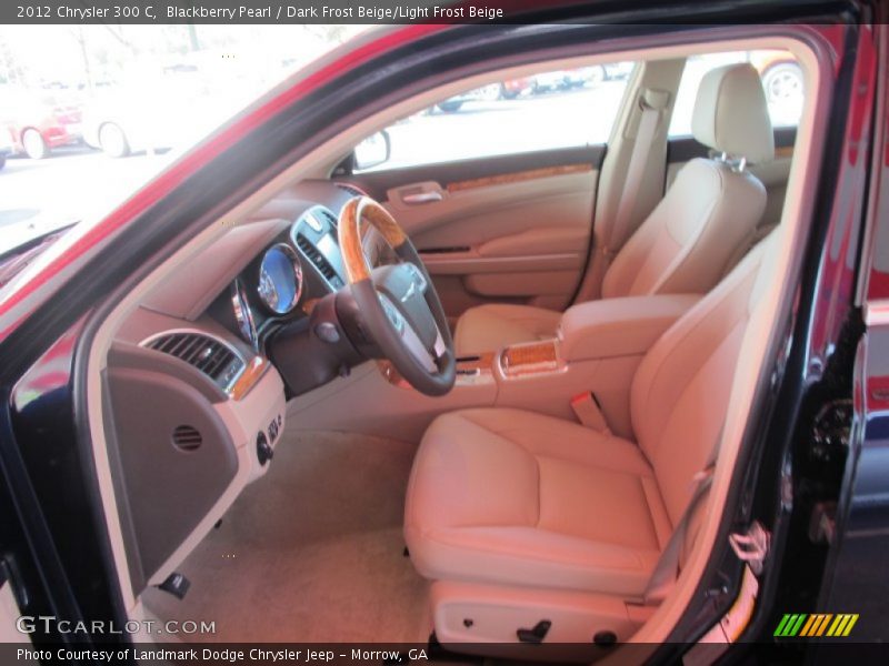 Blackberry Pearl / Dark Frost Beige/Light Frost Beige 2012 Chrysler 300 C