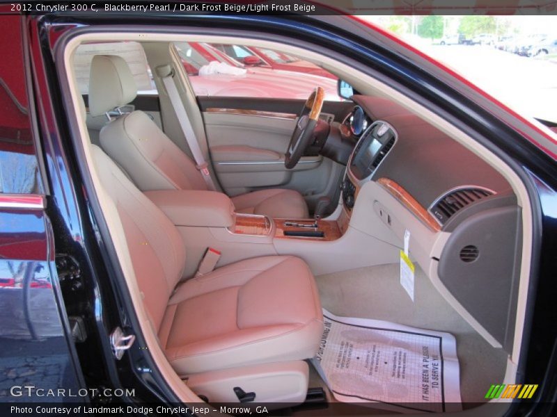 Blackberry Pearl / Dark Frost Beige/Light Frost Beige 2012 Chrysler 300 C