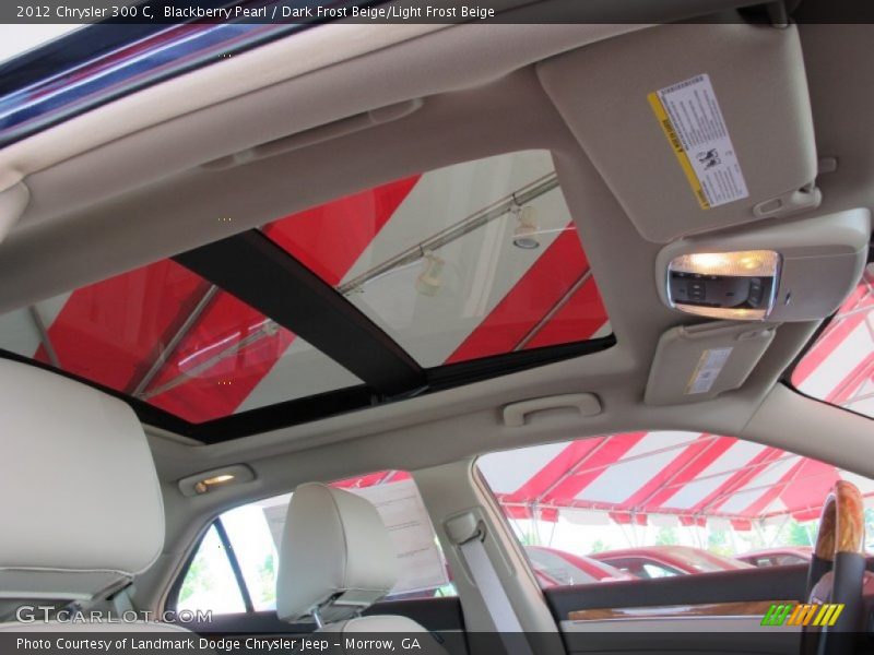 Blackberry Pearl / Dark Frost Beige/Light Frost Beige 2012 Chrysler 300 C