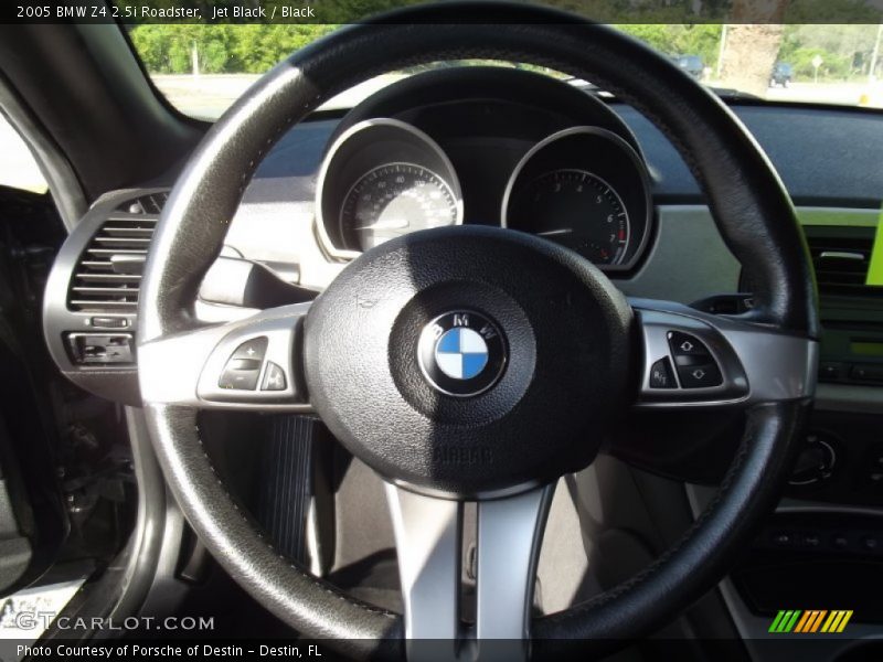 Jet Black / Black 2005 BMW Z4 2.5i Roadster