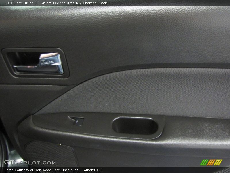 Atlantis Green Metallic / Charcoal Black 2010 Ford Fusion SE