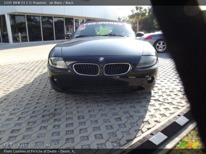 Jet Black / Black 2005 BMW Z4 2.5i Roadster