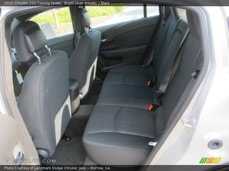 Bright Silver Metallic / Black 2012 Chrysler 200 Touring Sedan