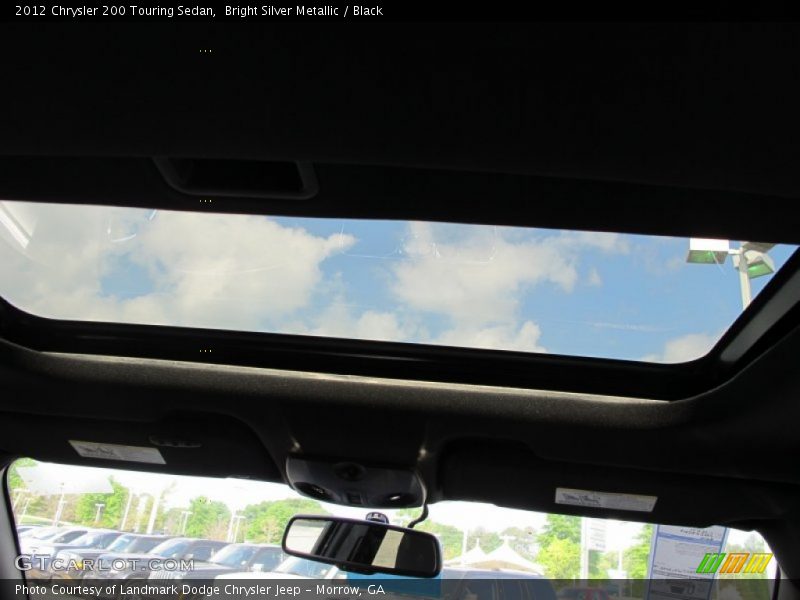 Bright Silver Metallic / Black 2012 Chrysler 200 Touring Sedan
