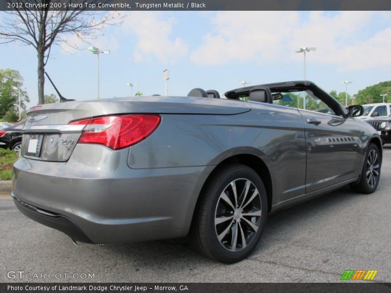 Tungsten Metallic / Black 2012 Chrysler 200 S Hard Top Convertible