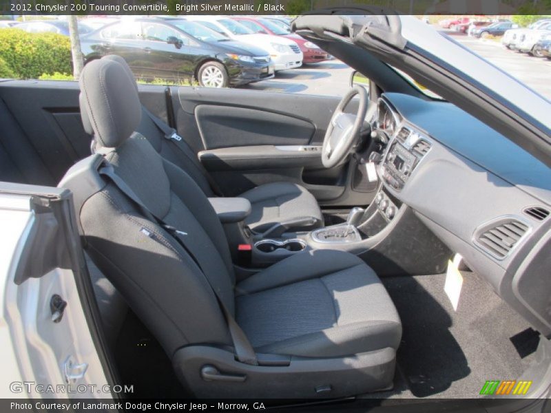 Bright Silver Metallic / Black 2012 Chrysler 200 Touring Convertible