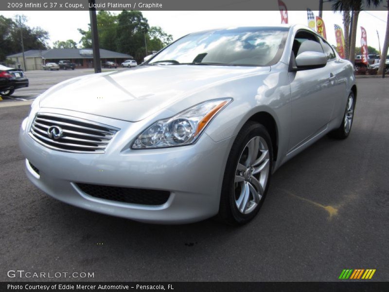 Liquid Platinum / Graphite 2009 Infiniti G 37 x Coupe