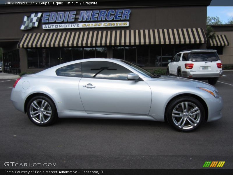 Liquid Platinum / Graphite 2009 Infiniti G 37 x Coupe