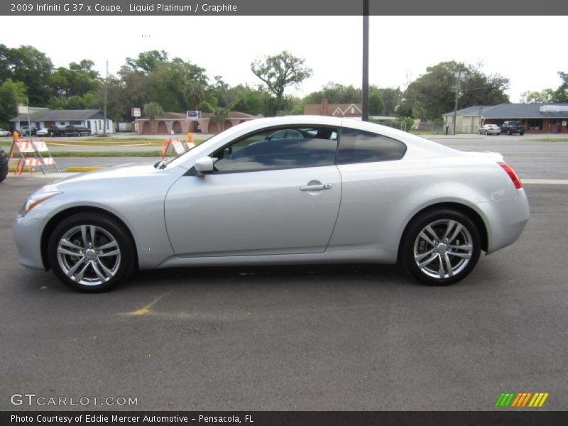 Liquid Platinum / Graphite 2009 Infiniti G 37 x Coupe