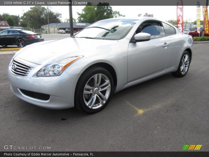 Liquid Platinum / Graphite 2009 Infiniti G 37 x Coupe