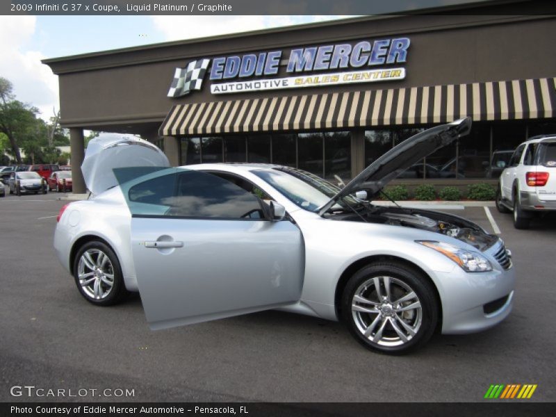 Liquid Platinum / Graphite 2009 Infiniti G 37 x Coupe
