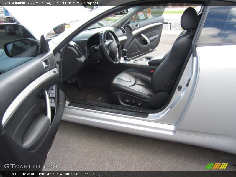 Liquid Platinum / Graphite 2009 Infiniti G 37 x Coupe