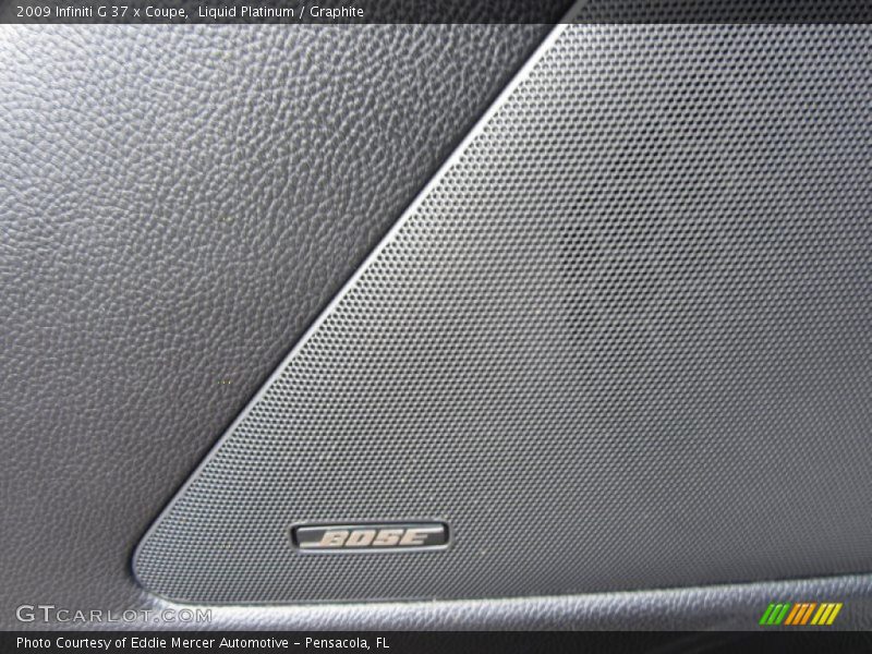 Liquid Platinum / Graphite 2009 Infiniti G 37 x Coupe