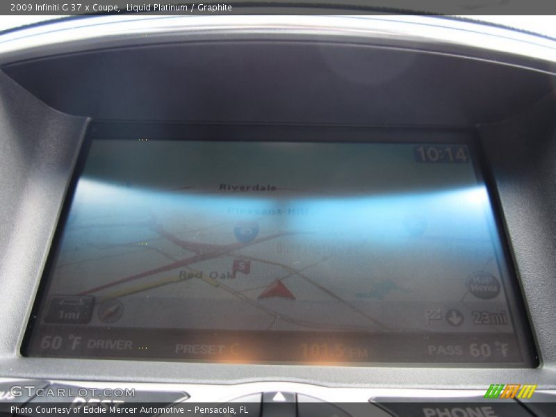 Liquid Platinum / Graphite 2009 Infiniti G 37 x Coupe