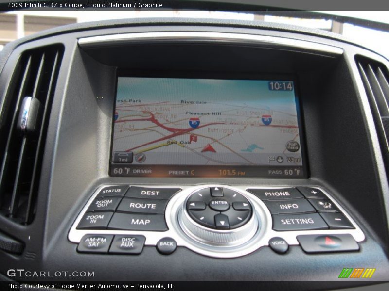 Liquid Platinum / Graphite 2009 Infiniti G 37 x Coupe