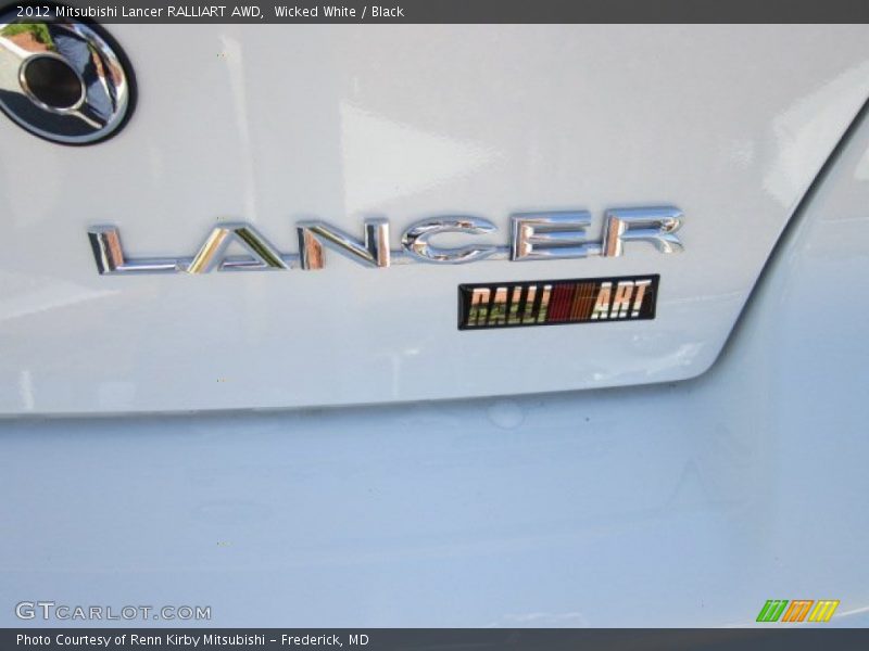  2012 Lancer RALLIART AWD Logo