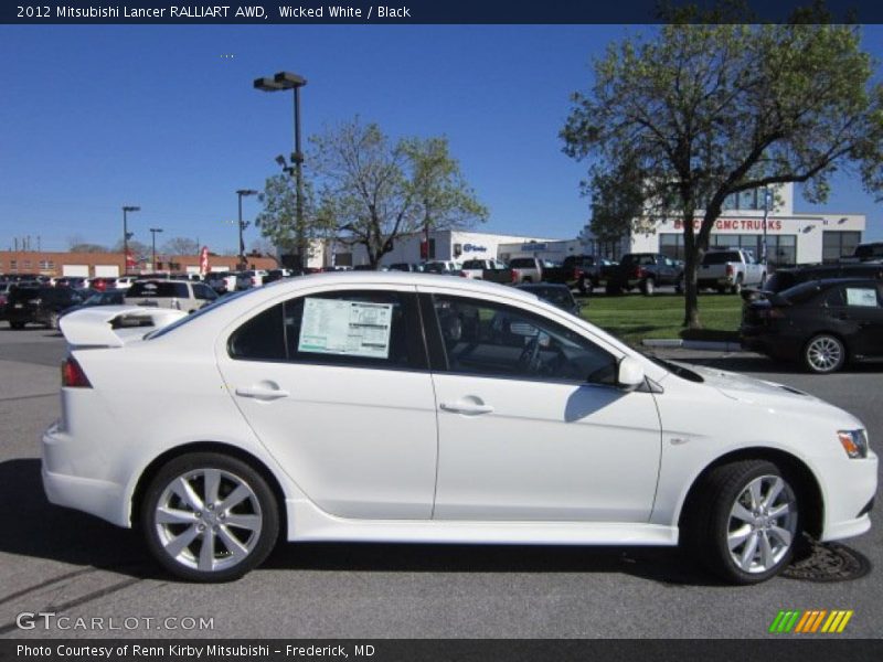  2012 Lancer RALLIART AWD Wicked White